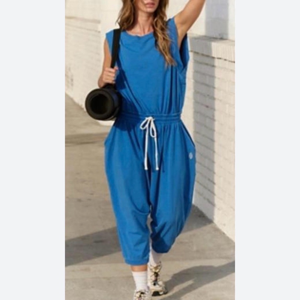 FP Movement Harem Onesie Size XS Light Cobalt NWT